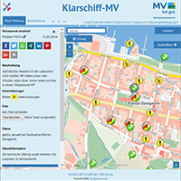 Screenshot Klarschiff MV