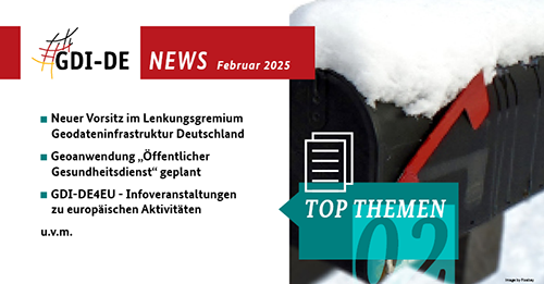 Postbox mit Schnee und Liste